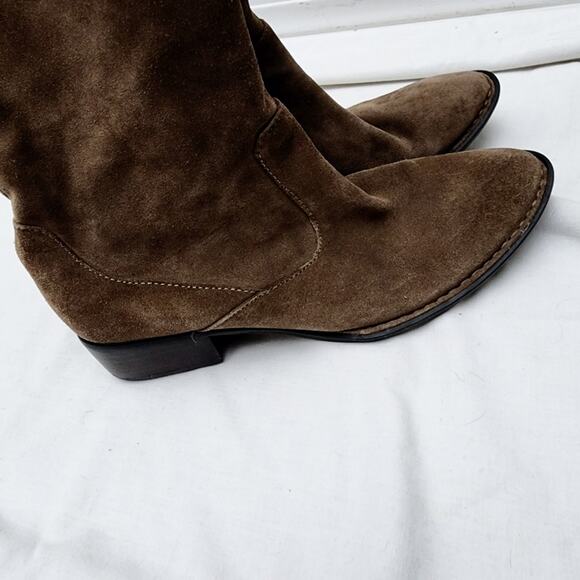 Born Crown Cady Suede Leather Over The Knee Riding Boots Women's 7.5 - Picture 10 of 12